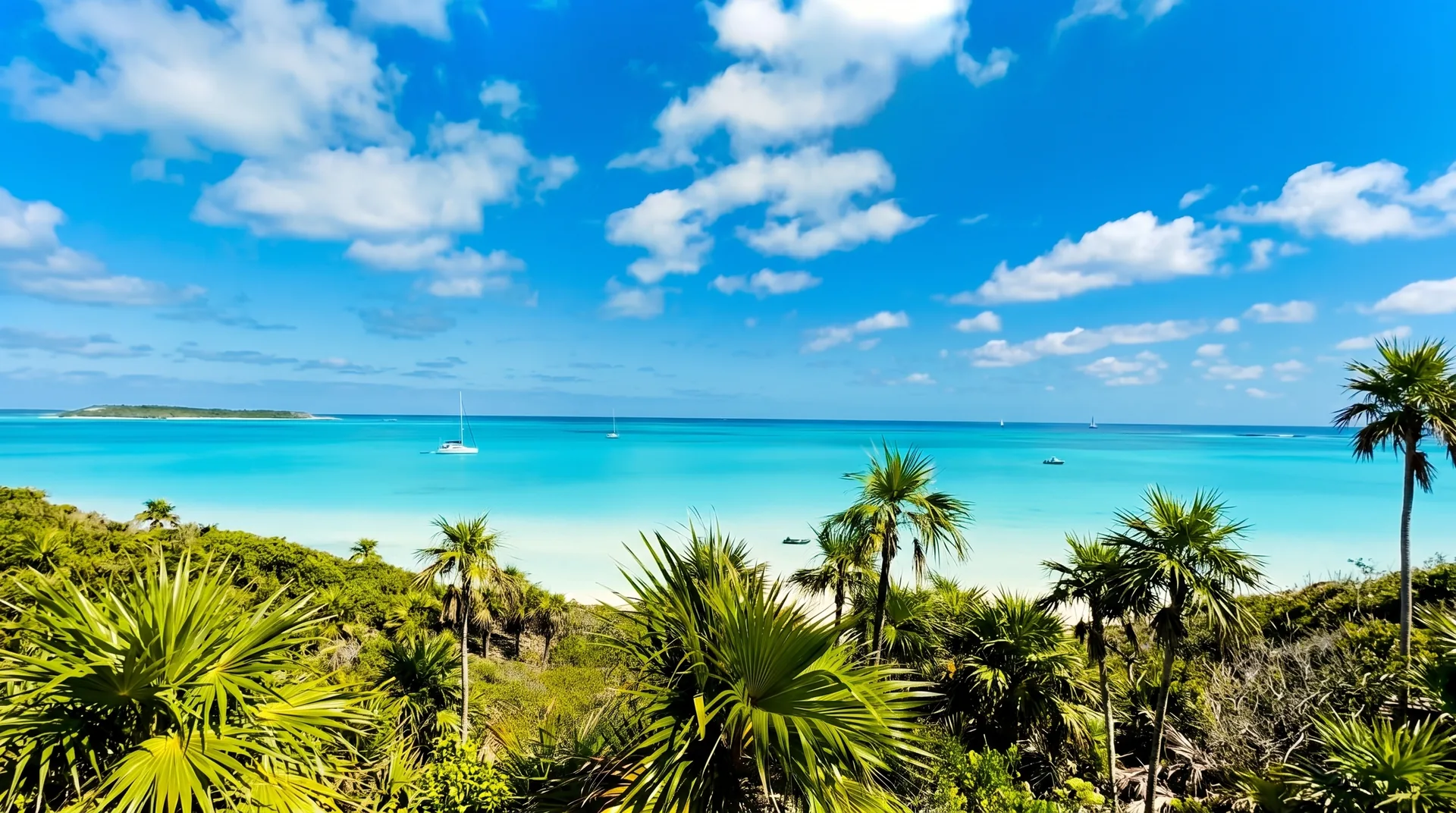 An empty Exuma beach with nobody in sight