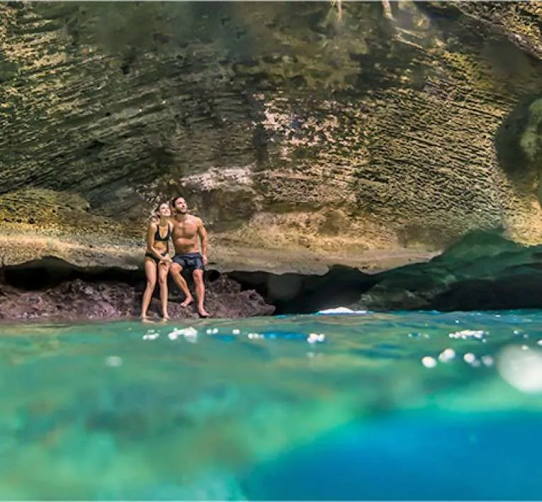 Inside Thunderball Grotto